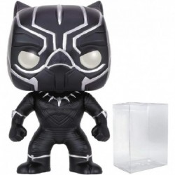 POP Marvel: Captain America 3: Civil War - Black Panther Funko Pop! Vinyl Figure (Bundled with Compa