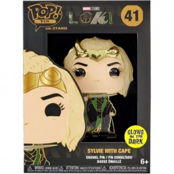 Pop! Pin: Marvel - Loki, Sylvie with Cape Glow in The Dark