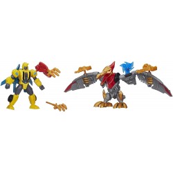 Action Figure Transformers Hero Mashers Bumblebee & Strafe Mash Pac