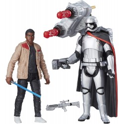 Action Figure Star Wars The Force Awakens Finn Jakku vs Captain Pha