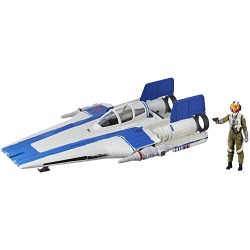 Action Figure Star Wars Force Link 2.0 Resistance A-wing Fighter an