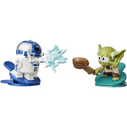 Action Figure Star Wars SW Battle BOBBLERS 2PK YODA R2